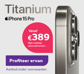 iPhone 15 pro Titane bij Proximus